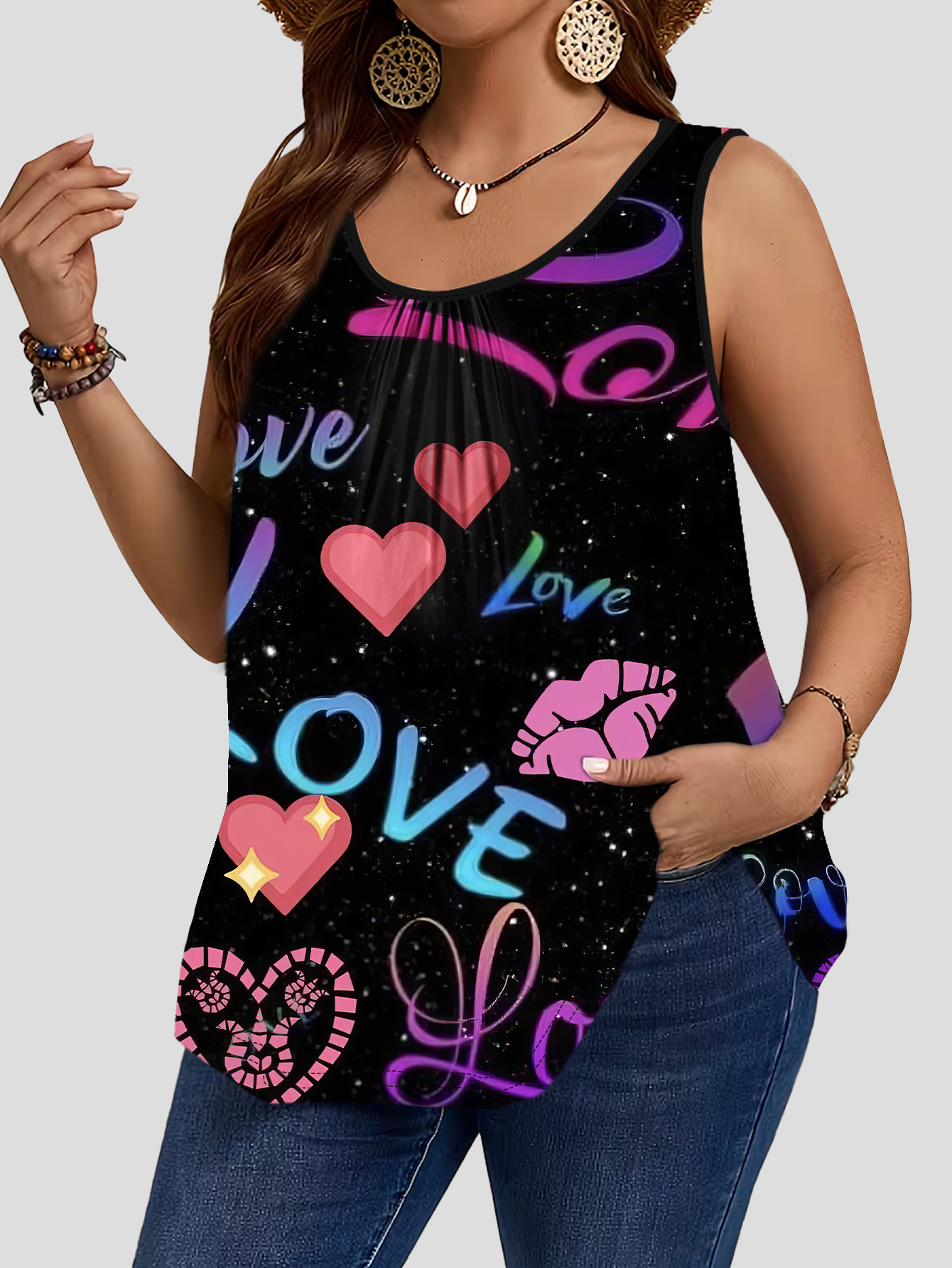 ชุดเสื้อกล้ามลายตัวอักษรและรูป - Sleeveless Undershirt บทวิจารณ์และราคา