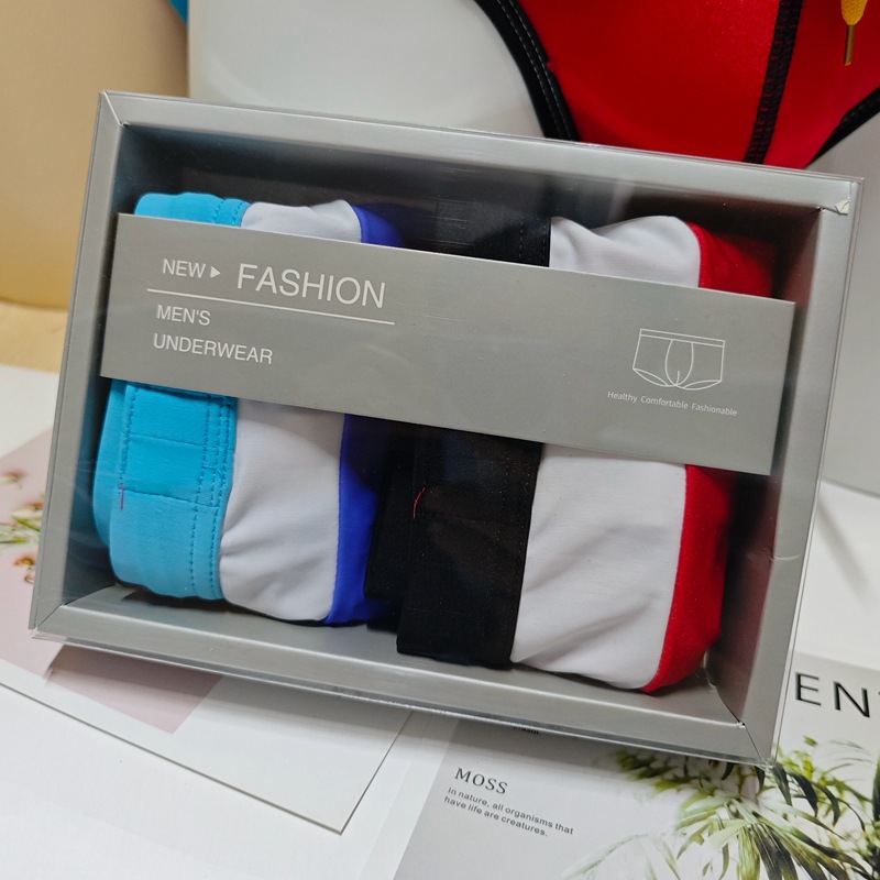 แฟชั่นการจับคู่สีกางเกงว่ายน้ำ - Trunk Breathable Men บทวิจารณ์และราคา