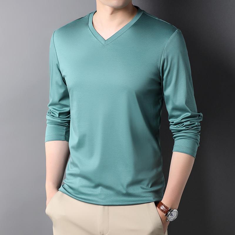 เสื้อซับในเฮนลีย์แขนยาวคอวี202 - Undershirt Crew Neck บทวิจารณ์และราคา