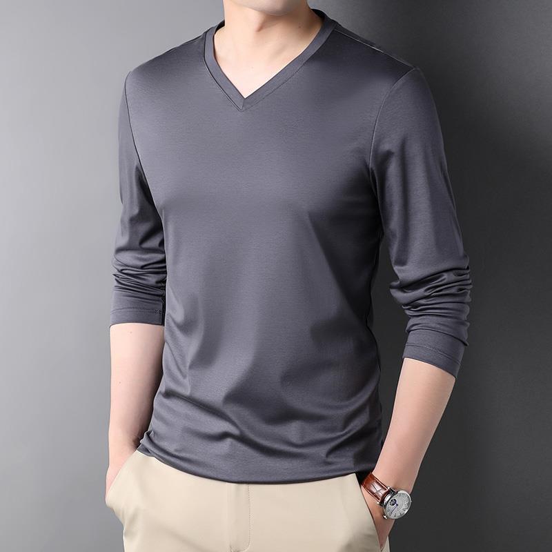 เสื้อซับในเฮนลีย์แขนยาวคอวี202 - Undershirt Crew Neck บทวิจารณ์และราคา