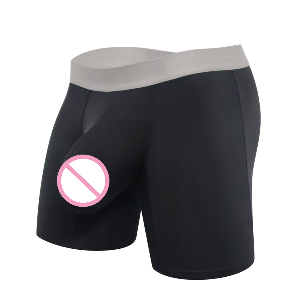 กางเกงบ็อกเซอร์ชายผ้าโมดัล ขาส - Long Leg Trunk Men บทวิจารณ์และราคา